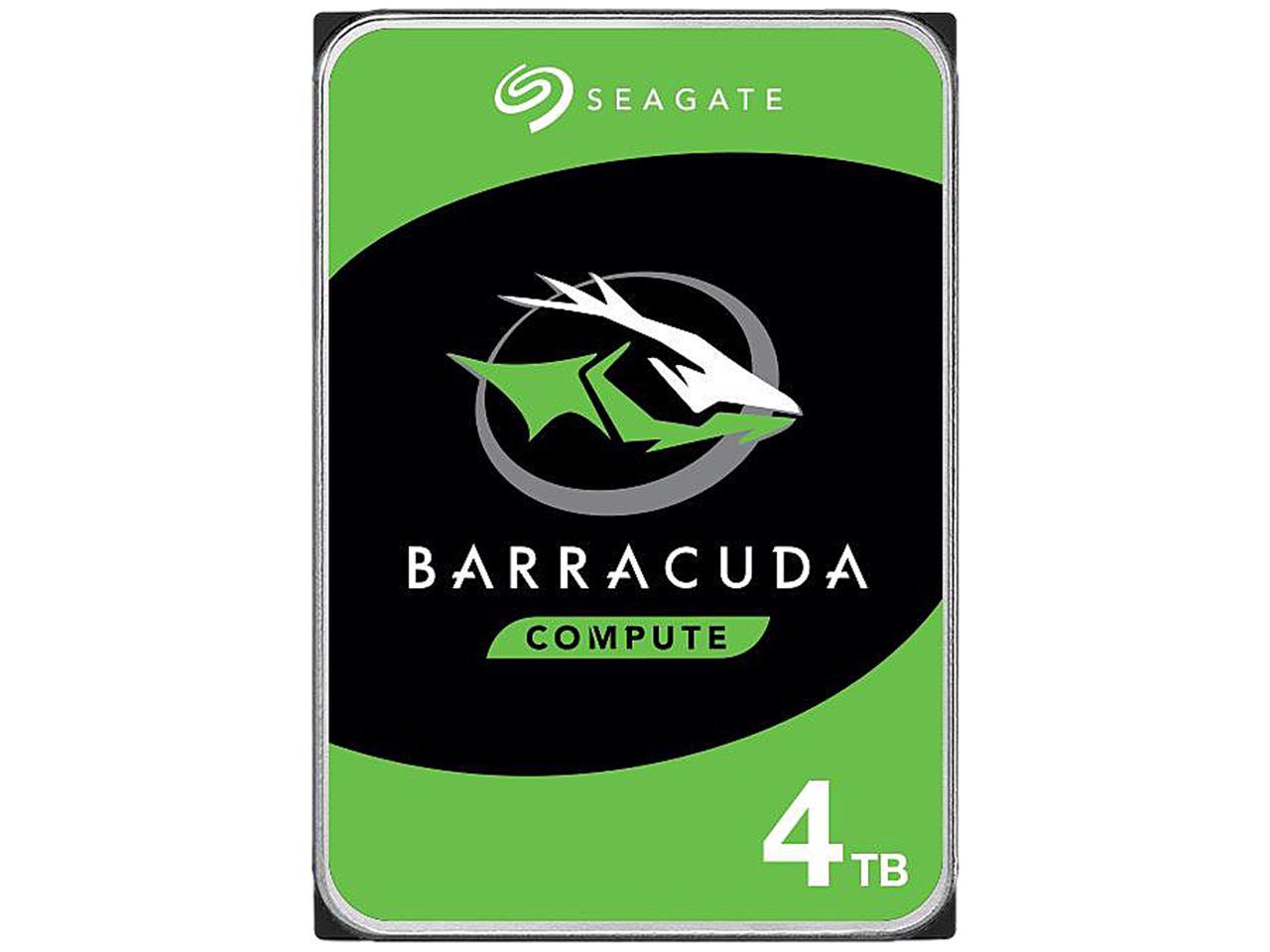 Desktop Hard Drive - Seagate BarraCuda 3.5 HDD Internal SATA Storage | TecISoft ST4000DM004