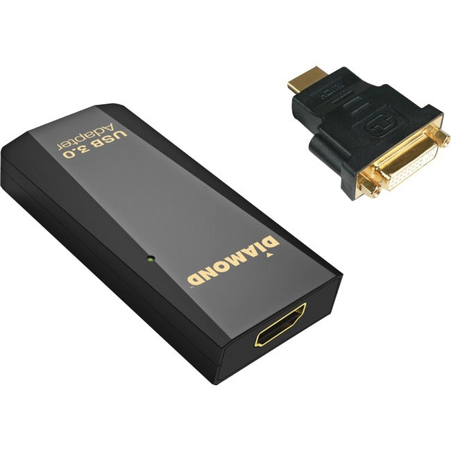 Diamond Multimedia Usb 3.0 To Dvi/Hdmi Video Graphics Adapter Up To 25601440 / 19201080 (Bvu3500H)