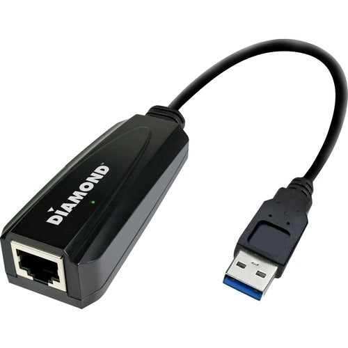 Diamond Ue3000, Usb To Rj45, Usb 3.0 To 10/100/1000 Gigabit Ethernet Lan Network Adapter For Windows 10, 8.1, 8, 7, Mac Os, Linux Os And Chrome Os