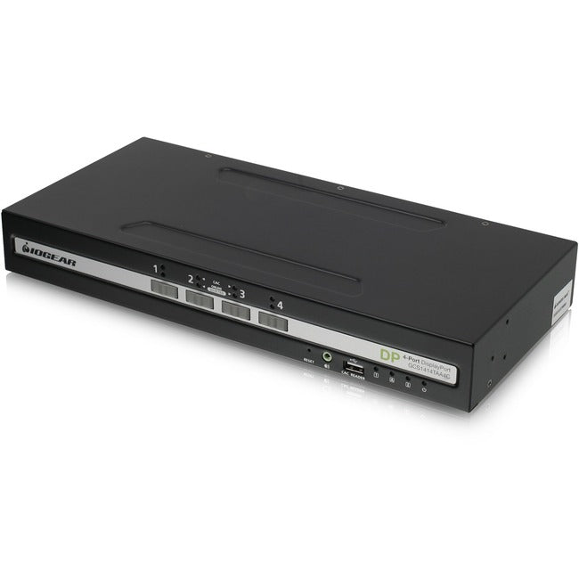 DisplayPort 4K UHD Secure KVM Switch - 4-Port CAC Support | IOGEAR GCS1414TAA4C