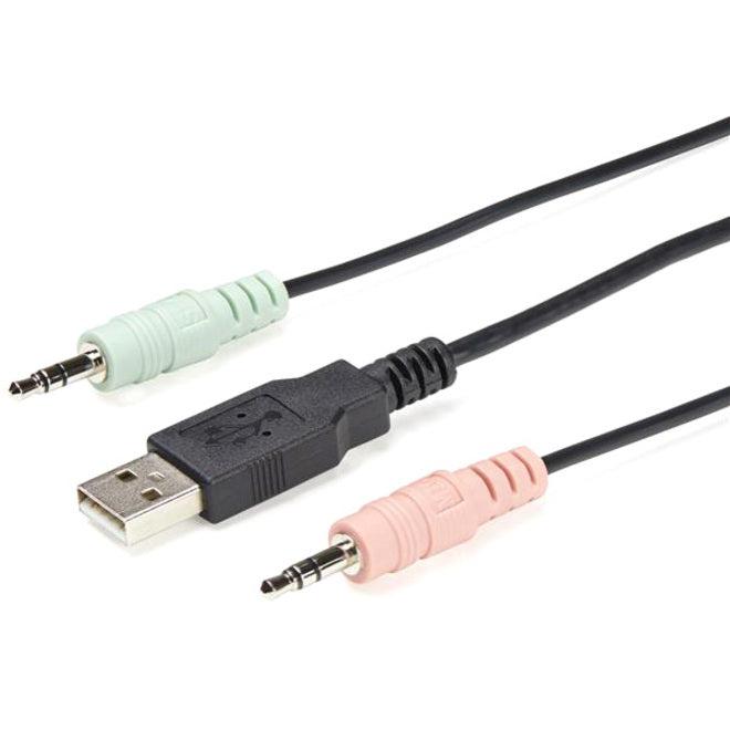 DisplayPort KVM Switch 2-Port - 4K60Hz Enterprise Monitor Switching | Tecisoft SV211DPUA4K