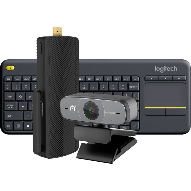 Azulle Access4 Pro Zoom Mini PC Stick with Keyboard and Camera Bundle AG34KC