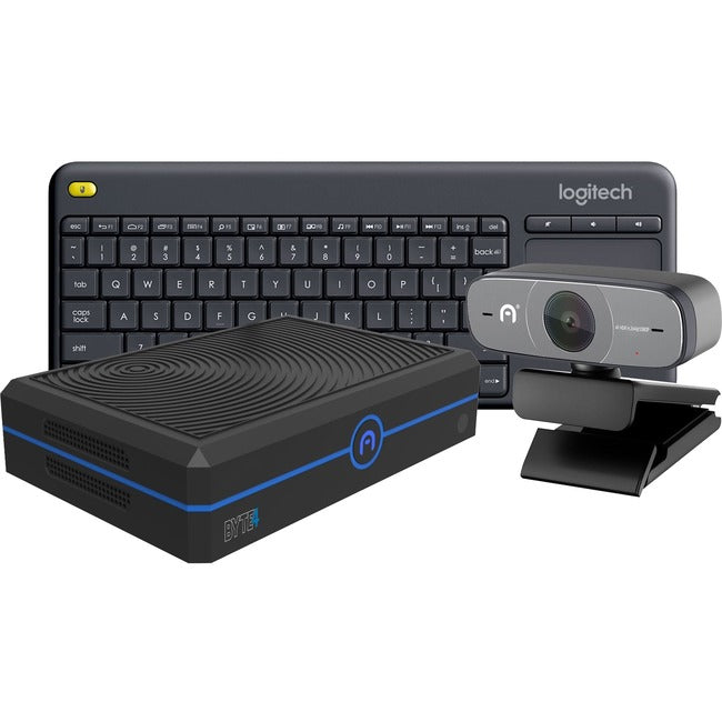 DistiNow Byte4 Essential Mini PC with Keyboard and Camera Bundle BA13KC