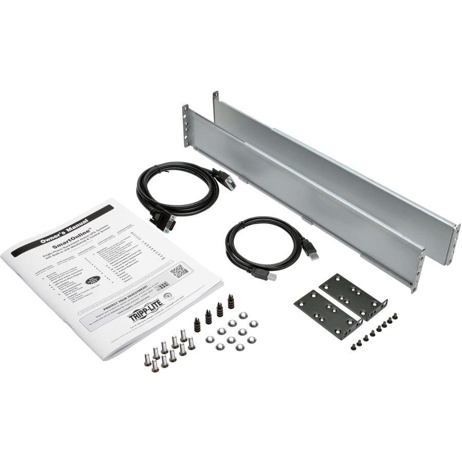 Double Conversion UPS 1000VA 900W - Rack Mount Server Protection | TreciSoft SUINT1000LCD2UN