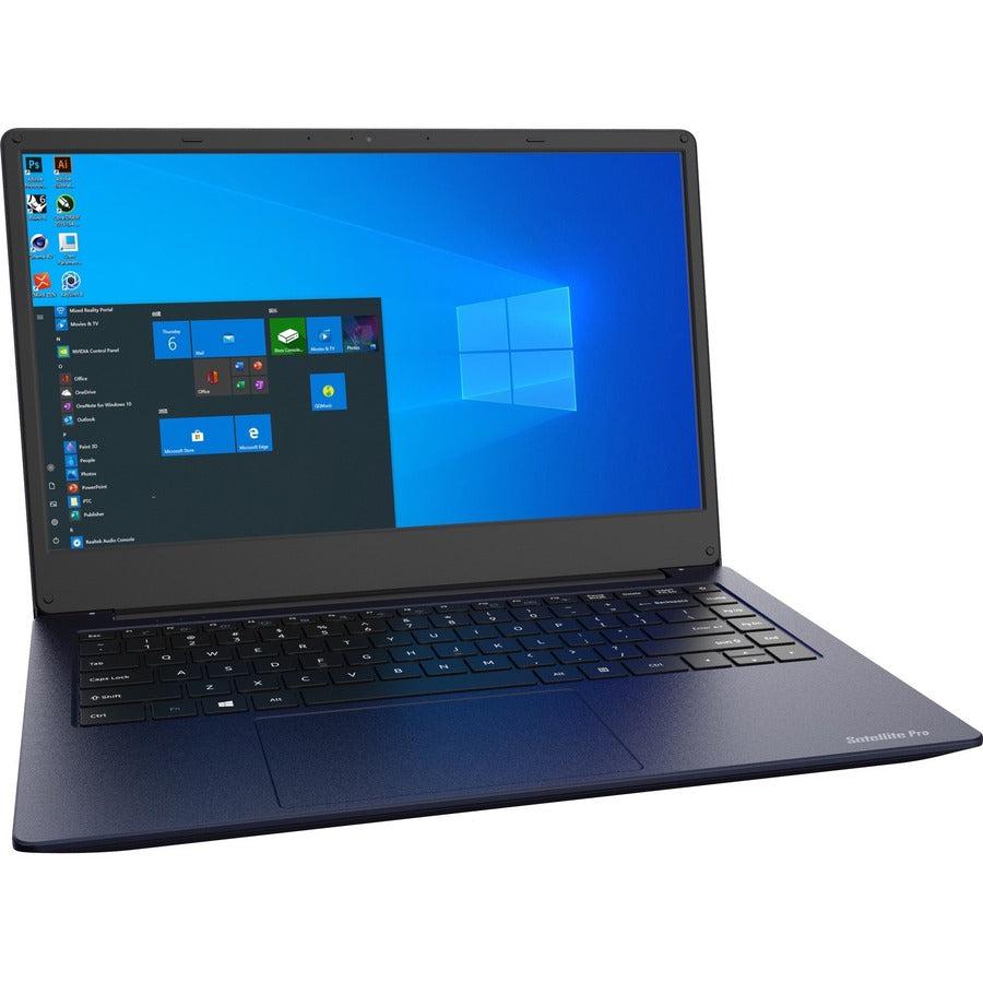 Dynabook Satellite Pro C40-H14200 Notebook 35.6 Cm (14") Full Hd Intel® Core™ I3 8 Gb Ddr4-Sdram 256 Gb Ssd Wi-Fi 5 (802.11Ac) Windows 10 Pro Navy