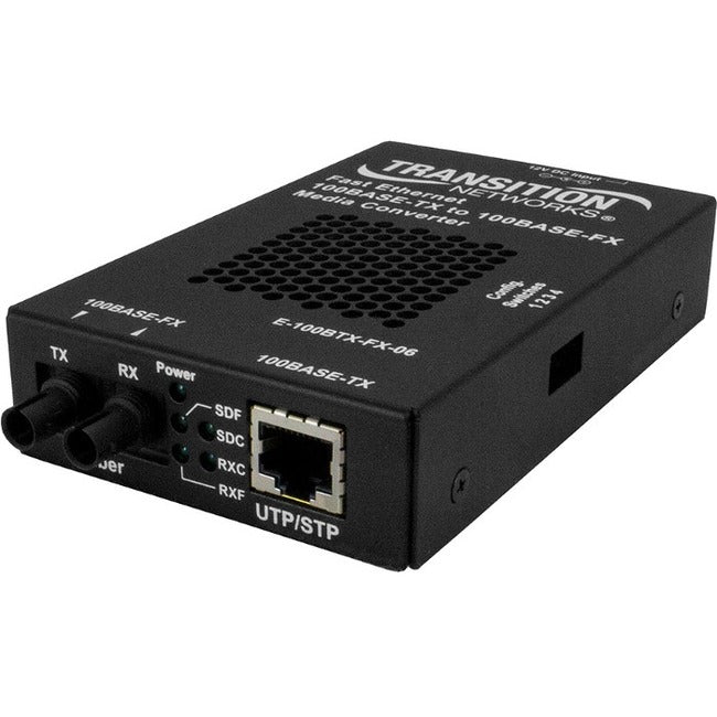 E-100BTX Series Media Converters - Ethernet to Fiber Network Solutions | TecISoft E-100BTX-FX-06-NA