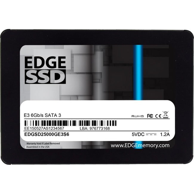 EDGE E3 2 TB Solid State Drive - 2.5 Internal - SATA (SATA/600) - TAA Compliant" PE253547