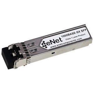 ENET Alcatel-Lucent Compatible iSFP-GIG-SX TAA Compliant Functionally Identical 1000BASE-SX SFP 850nm 300m Duplex LC Connector Industrial Temp ISFP-GIG-SX-ENC