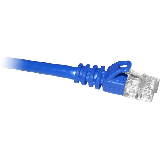 ENET Cat5e Blue 7 Inch Patch Cable with Snagless Molded Boot (UTP) High-Quality Network Patch Cable RJ45 to RJ45 - 7In C5E-BL-7IN-ENC