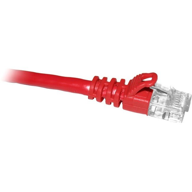 ENET Cat5e Red 7 Foot Patch Cable with Snagless Molded Boot (UTP) High-Quality Network Patch Cable RJ45 to RJ45 - 7Ft C5E-RD-7-ENC