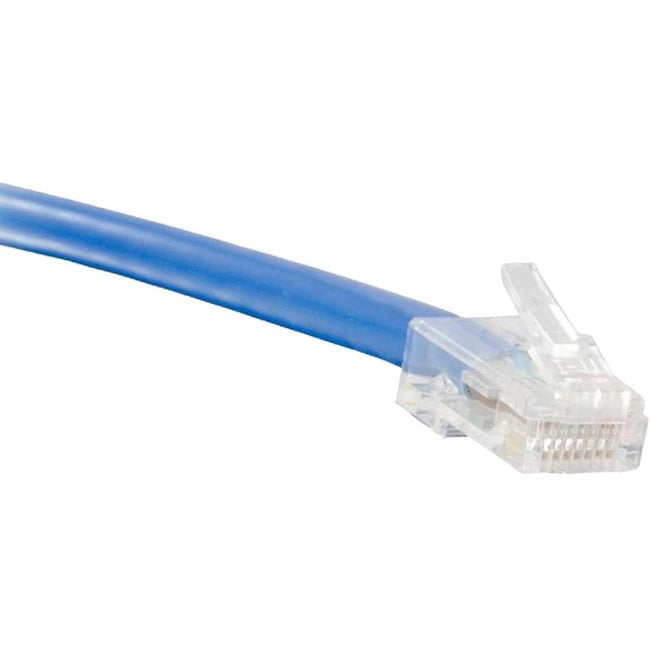 ENET Cat6 Blue 35 Foot Non-Booted (No Boot) (UTP) High-Quality Network Patch Cable RJ45 to RJ45 - 35Ft C6-BL-NB-35-ENC