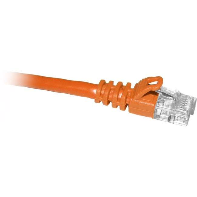 ENET Cat6 Orange 6 Foot Patch Cable with Snagless Molded Boot (UTP) High-Quality Network Patch Cable RJ45 to RJ45 - 6Ft C6-OR-6-ENC