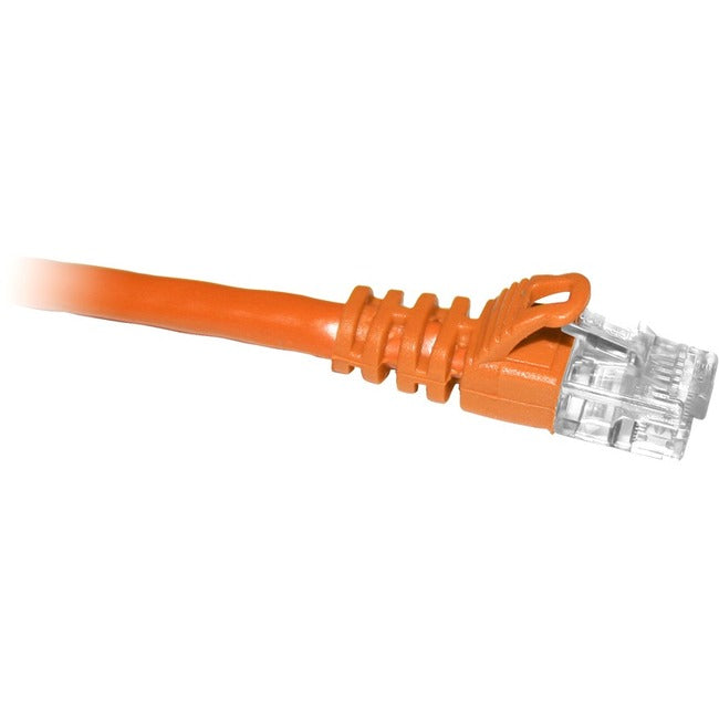ENET Cat6 Orange 7 Foot Patch Cable with Snagless Molded Boot (UTP) High-Quality Network Patch Cable RJ45 to RJ45 - 7Ft C6-OR-7-ENC