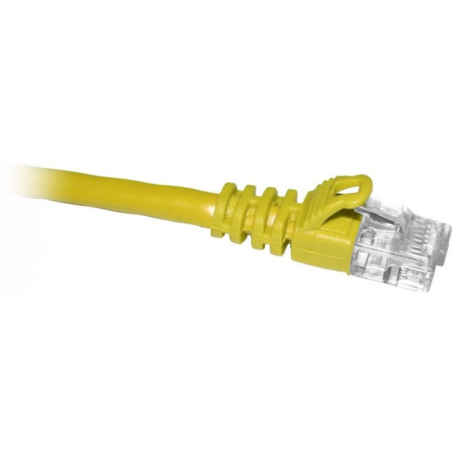 ENET Cat6 Yellow 40 Foot Patch Cable with Snagless Molded Boot (UTP) High-Quality Network Patch Cable RJ45 to RJ45 - 40Ft C6-YL-40-ENC