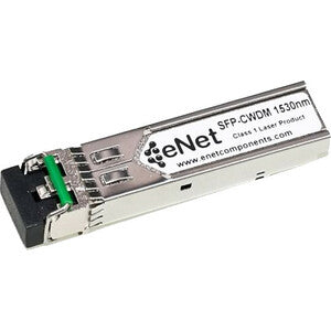 ENET Harmonic Compatible SFP9100-53 TAA Compliant Functionally Identical 1000BASE-CWDM CWDM SFP 1530nm Duplex LC Connector SFP9100-53-ENC