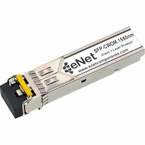 ENET Harmonic Compatible SFP9100-55 TAA Compliant Functionally Identical 1000BASE-CWDM CWDM SFP 1550nm Duplex LC Connector SFP9100-55-ENC