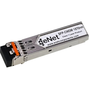 ENET Harmonic Compatible SFP9100-57 TAA Compliant Functionally Identical 1000BASE-CWDM CWDM SFP 1570nm Duplex LC Connector SFP9100-57-ENC