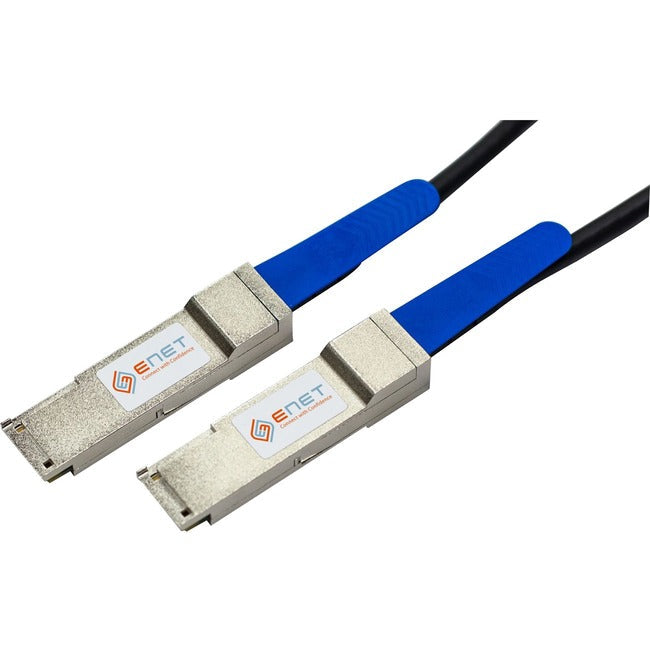 ENET Ruckus (Formerly Brocade) Compatible 40G-QSFP-QSFP-C-0101 TAA Compliant Functionally Identical 40GBASE-CR4 QSFP+ Direct-Attach Copper Cable 1m Active 40GQSFPQSFPC0101ENC