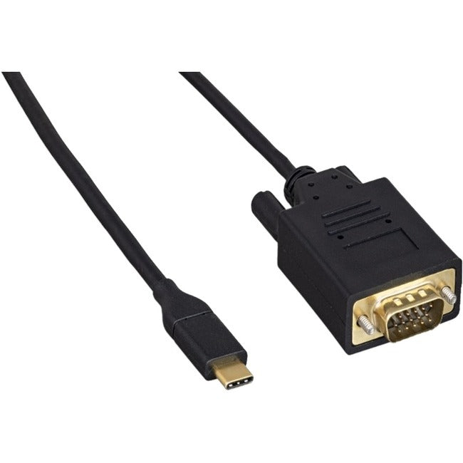 ENET USB 3.1C Male To VGA Male Cable Black Cable USB3.1CM-VGA-6F