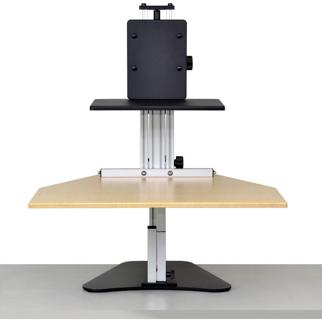 ERGO DESKTOP Kangaroo Sit and Stand Workstation Maple Minimally Assembled ED-KA-MAP-5B