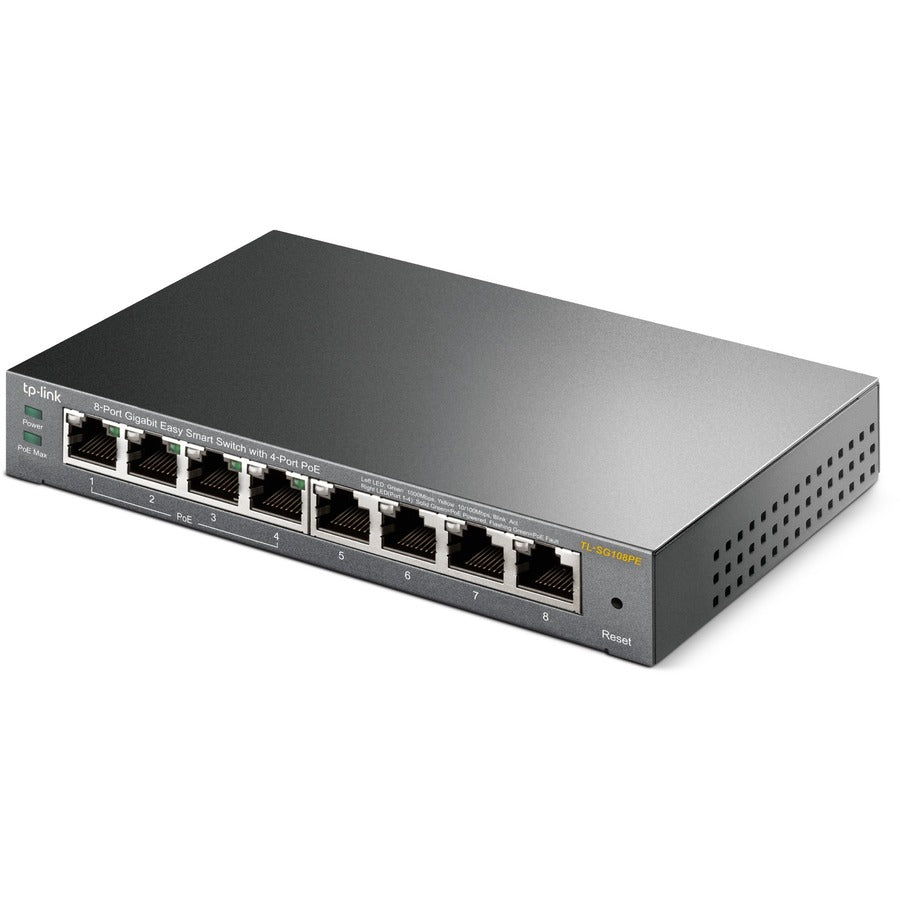 Easy Smart Switch - TP-Link 8-Port Gigabit PoE+ Business Networking | TP-Link TL-SG108PE