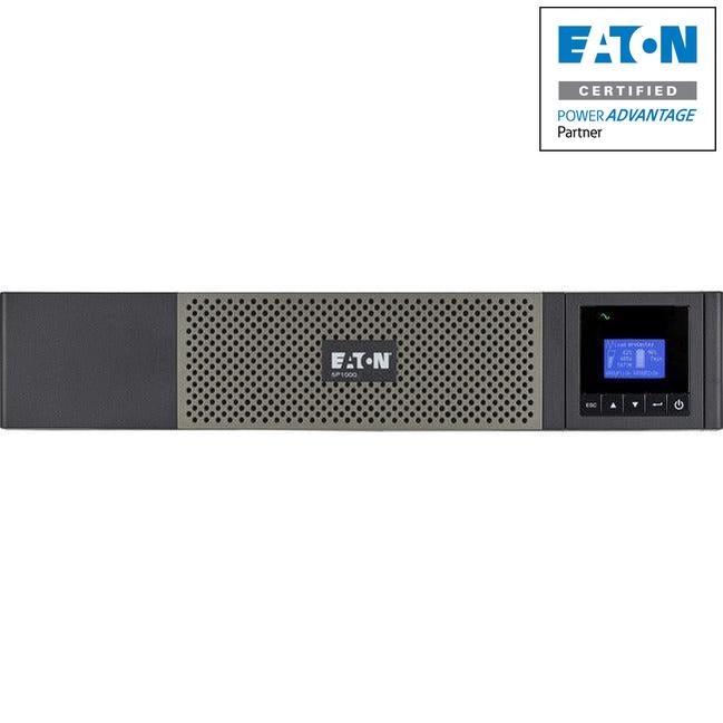 Eaton 5P 1000VA 770W 120V Line-Interactive UPS, 5-15P, 10x 5-15R Outlets, 16-Inch Depth, True Sine Wave, Cybersecure Network Card Option, 2U - Battery Backup 5P1000RC