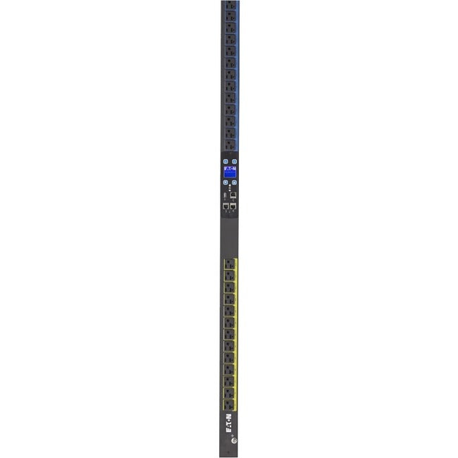 Eaton Metered Input Rack Pdu, 0U, L14-30P Input, 5.76 Kw Max, 120/240V, 24A, 10 Ft Cord, Split-Phase, Outlets: (24) 5-20R