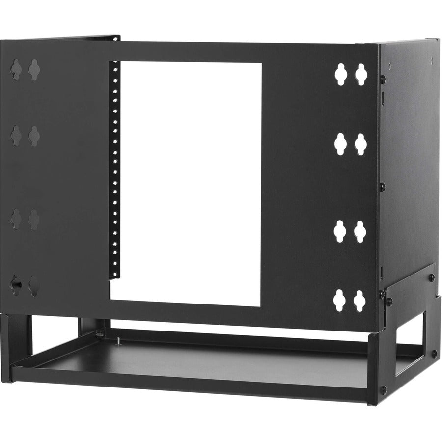Eaton Tripp Lite Series 8U Wall-Mount Bracket with Shelf for Small Switches and Patch Panels, Hinged SRWO8UBRKTSHELF