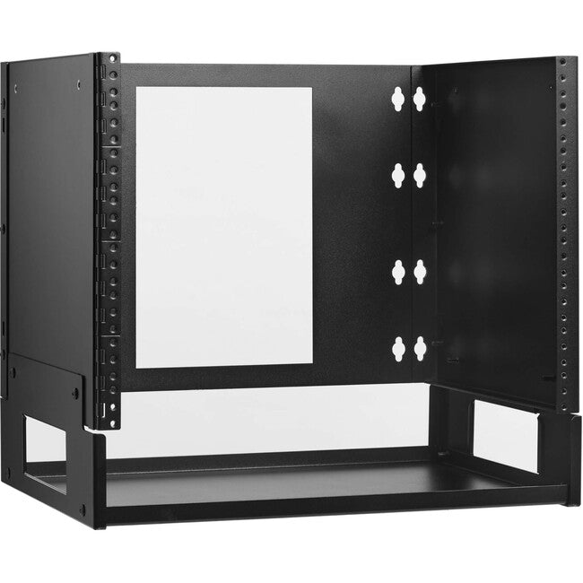 Eaton Tripp Lite Series 8U Wall-Mount Bracket with Shelf for Small Switches and Patch Panels, Hinged SRWO8UBRKTSHELF