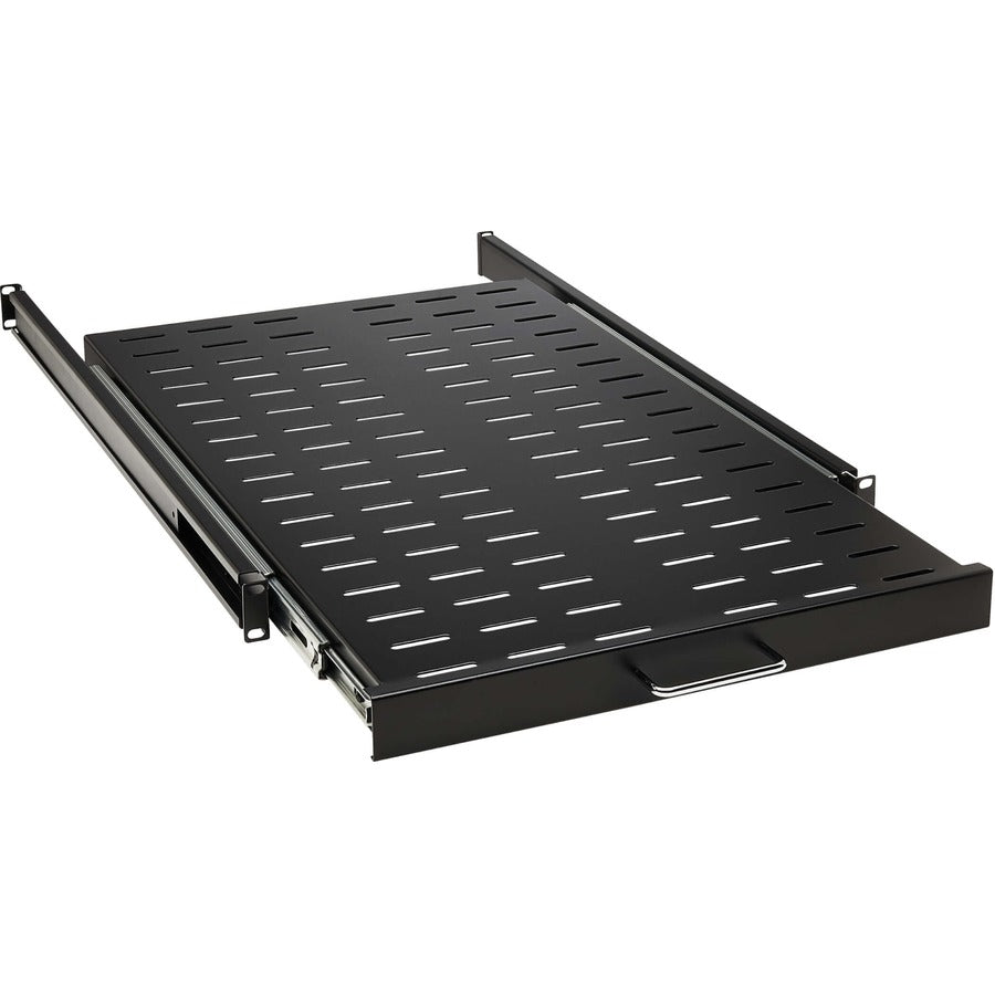 Eaton Tripp Lite Series SmartRack Sliding Steel Rack Shelf - 1U, Vented, 28.3 in. Deep, Holds up to 50 lb. (23 kg) SRSHELF4PSLVENT