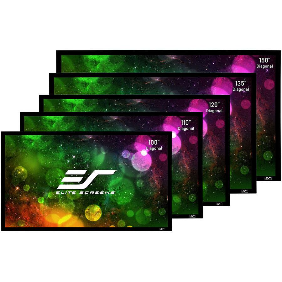 Elite Screens Sable Frame SB150WH2 150 Fixed Frame Projection Screen"