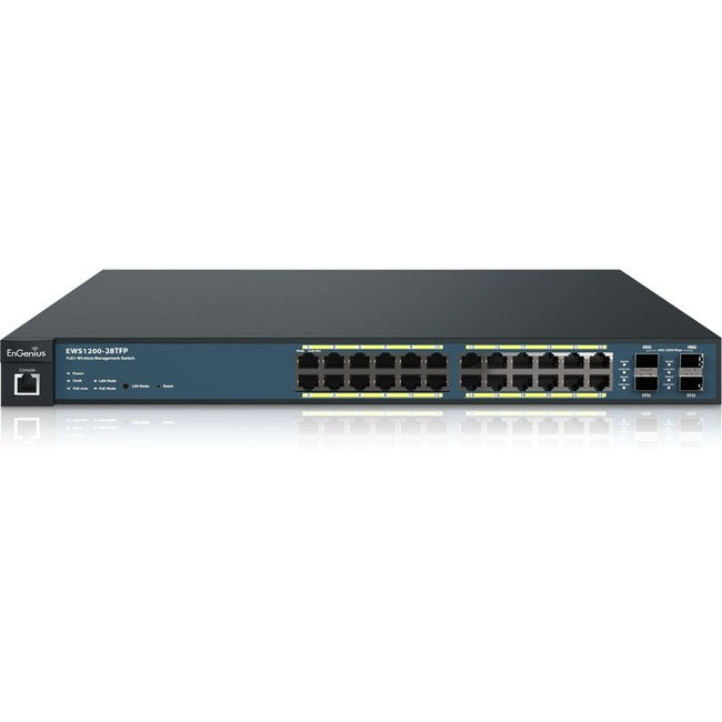 EnGenius Neutron EWS 24-Port Managed Gigabit 410W PoE+ Switch EWS1200-28TFP