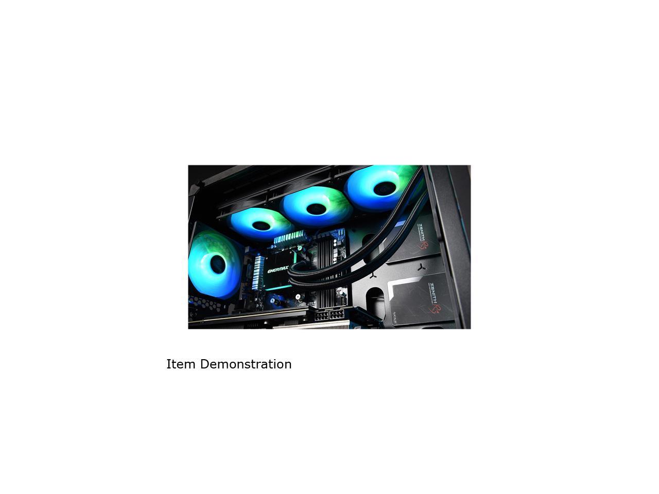 Enermax Liqmax Iii Argb 360, Addressable Rgb All-In-One Cpu Liquid Cooler For Am4 / Lga1200, 360Mm