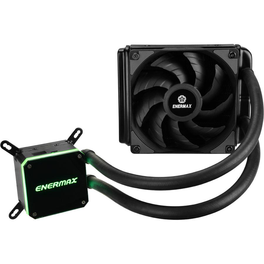 Enermax Liqmax Iii 120 Performance, All-In-One Cpu Liquid Cooler For Am4 / Lga1200, 120Mm Radiator, Dual-Chamber Water Block, Dual-Convex Blade Fan