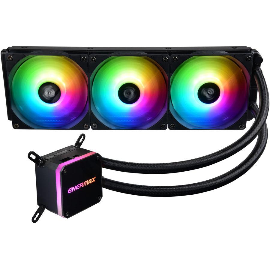 Enermax Liqmax Iii Argb 360, Addressable Rgb All-In-One Cpu Liquid Cooler For Am4 / Lga1200, 360Mm