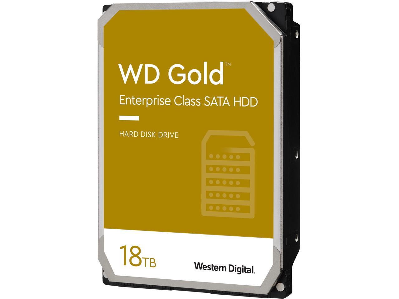 Enterprise Hard Drive - 18TB WD Gold Heavy Workloads SATA HDD | Western Digital WD181KRYZ