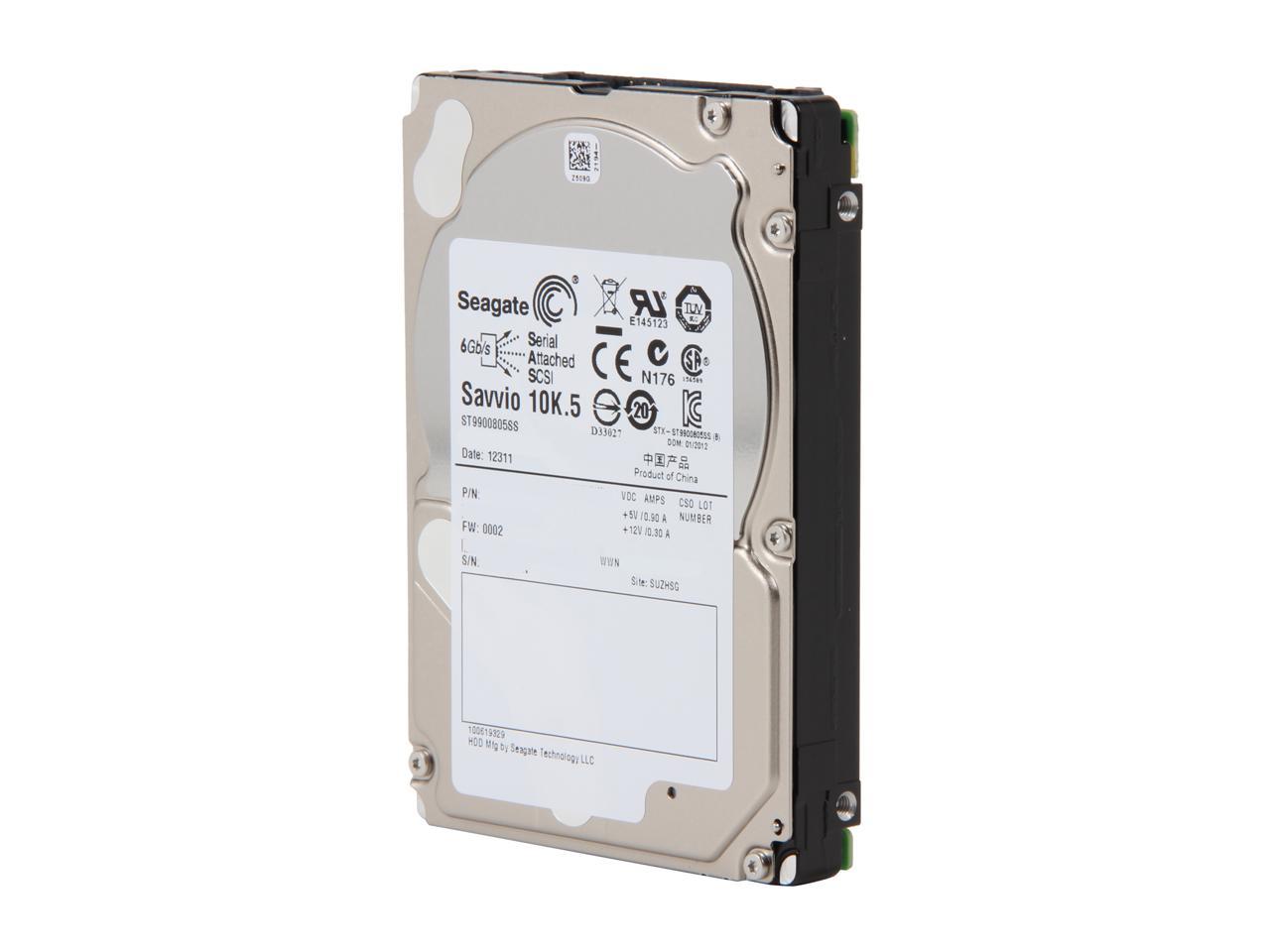 Enterprise Hard Drive - Seagate Savvio 10K.5 900GB SAS 6Gb/s 10K RPM | TecISoft ST9900805SS