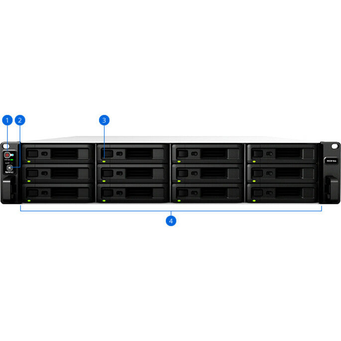 Enterprise NAS Server - Synology RackStation RS3618xs 12-Bay | TecISoft