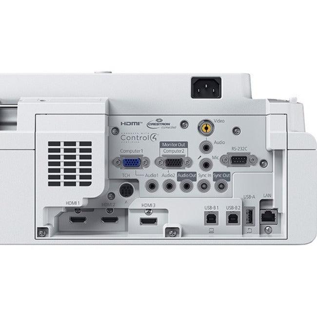 Epson Powerlite Eb-725W Data Projector Ultra Short Throw Projector 4000 Ansi Lumens 3Lcd Wxga (1280X800) White