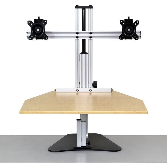 Ergo Desktop Wallaby Elite Sit and Stand Workstation, Maple, Fully Assembled ED-WALE-MAP-5B