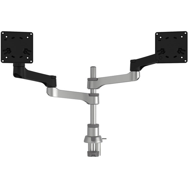 Ergoguys Zepher 4 Desk Mount for Monitor - Matte Silver, Black RGOVLZE4TWSI