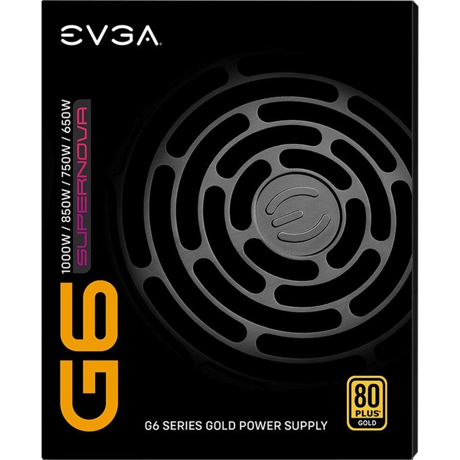 Evga Supernova G6 Series 220-G6-1000-X1 1000W 80 Plus Gold Fully Modular 10 Year Warranty Power Supply