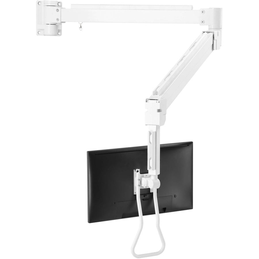 Extended-Reach TV Wall Mount with Antimicrobial Tape - Full-Motion Gas Spring | TecISoft DWMLARM1732AM