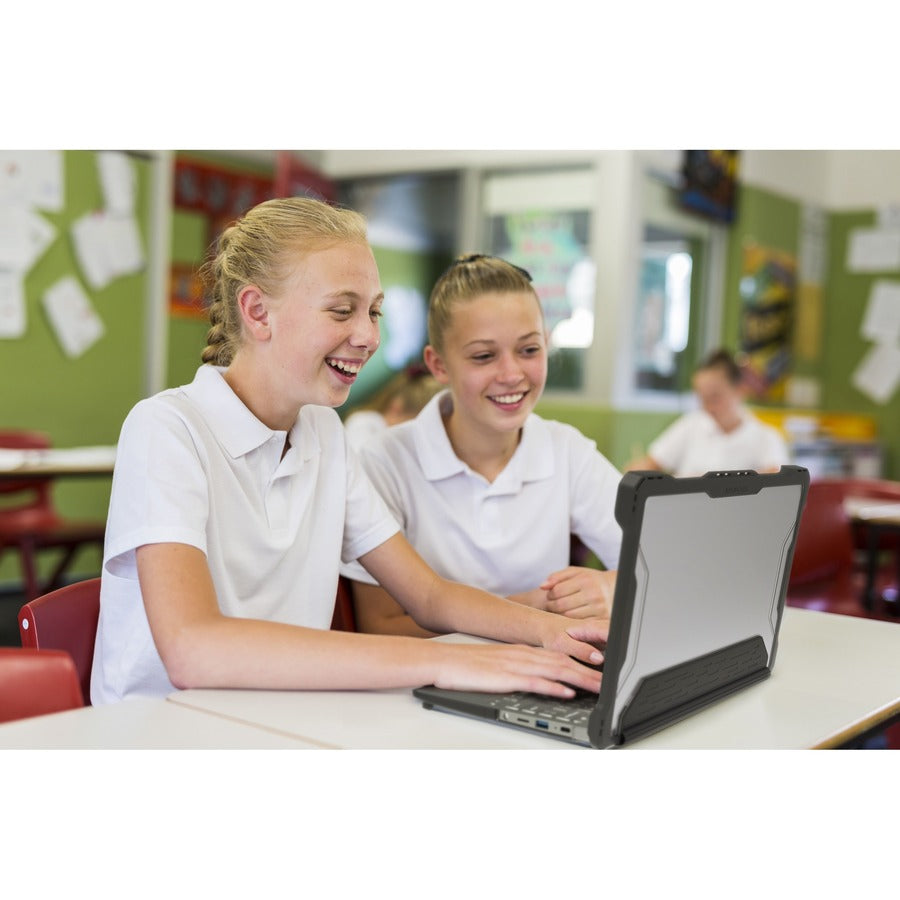 Extreme Shell-S for HP G5 Chromebook Clamshell 14 (Black/Clear)" HP-ESS-G5EE-14-BCLR