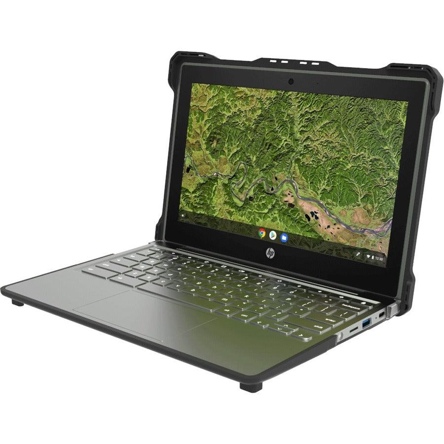 Extreme Shell-S for HP G8/G9 EE Chromebook Clamshell 11.6 (Black/Clear)" HP-ESS-G8EE-BCLR