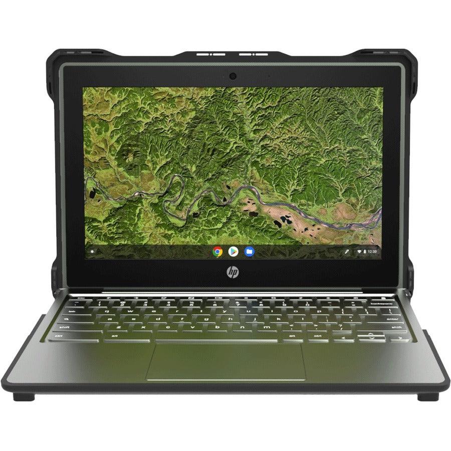 Extreme Shell-S for HP G8/G9 EE Chromebook Clamshell 11.6 (Black/Clear)" HP-ESS-G8EE-BCLR