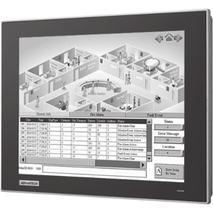 FPM-212-R8AE 12.1" XGA Ind. Monitor, w/Resistive TS