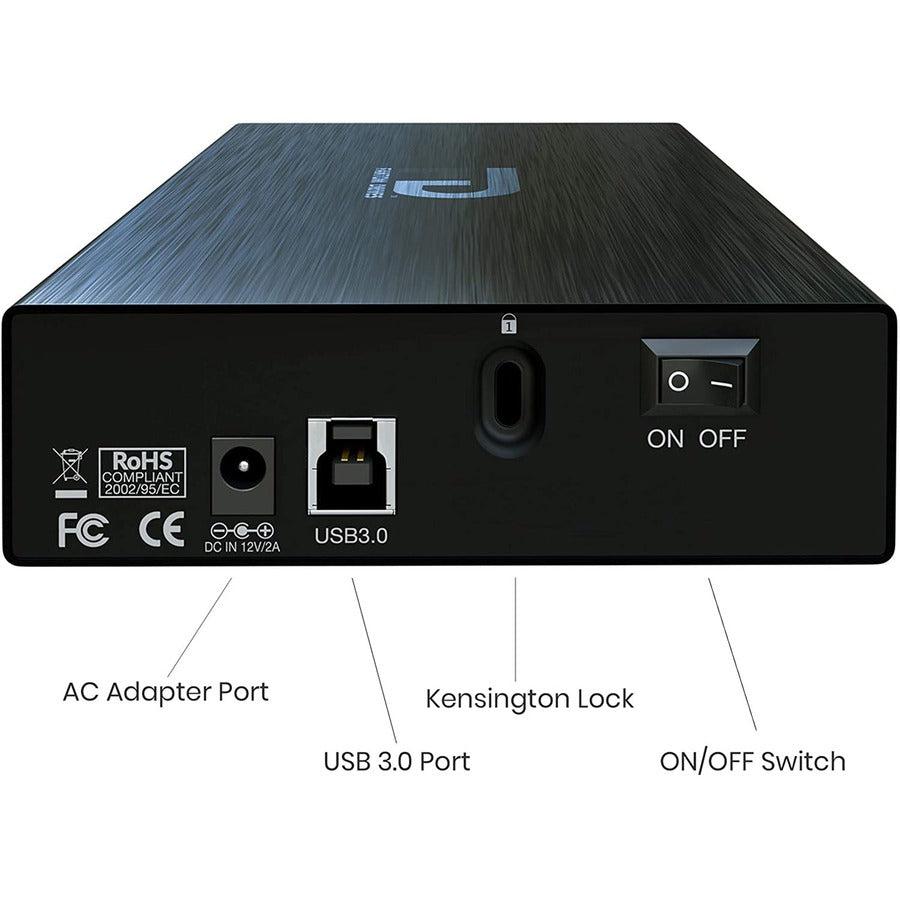 Fantom Drives G-Force3 Pro 3Tb Usb 3.0 Aluminum Desktop External Hard Drive Gf3B3000Up Black