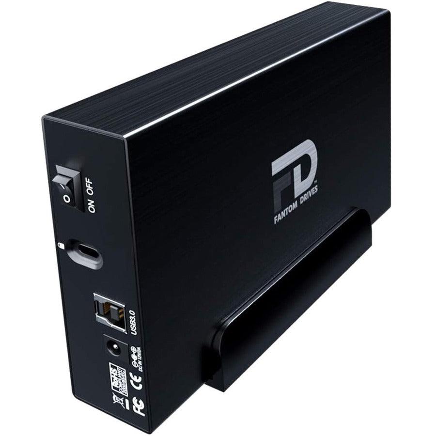 Fantom Drives G-Force3 Pro 3Tb Usb 3.0 Aluminum Desktop External Hard Drive Gf3B3000Up Black