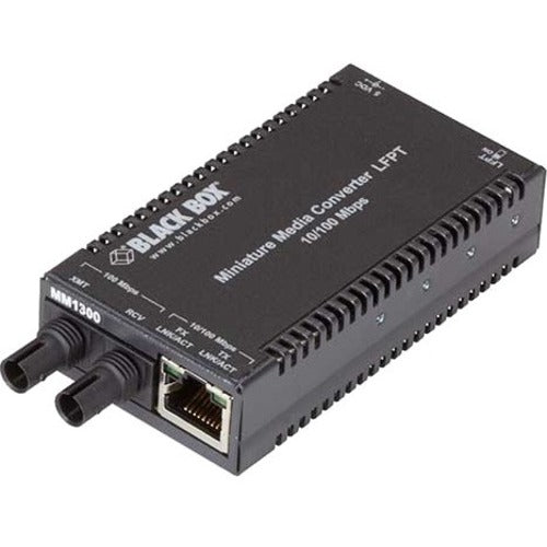 Fast Ethernet Media Converter 10/100 Mbps Copper to Multimode Fiber Black Box LHC013A-R4 | TecISoft